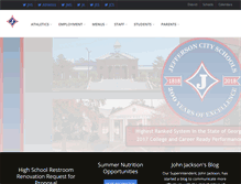 Tablet Screenshot of jeffcityschools.org